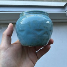 Glazed blue houseplant for sale  NORWICH