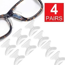 4 pares de almofadas antiderrapantes de silicone adesivo no nariz para óculos óculos óculos óculos de sol óculos comprar usado  Enviando para Brazil