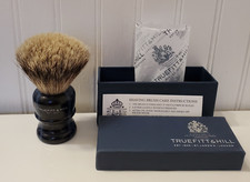 Escova de barbear Wellington Super Badger em cabo de opala azul falso - por Truefitt & H comprar usado  Enviando para Brazil