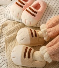 Pantoufles pattes chat d'occasion  France