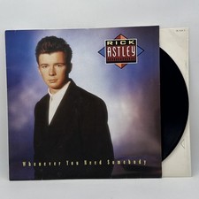 Rick Astley - Whenever You Need Somebody - 1987 UK 1st Press Album (EX) comprar usado  Enviando para Brazil