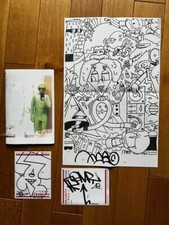 Adesivos Xabu (Os Gemeos) Zine e pôster assinado esgotados (com foto banksy retna) comprar usado  Enviando para Brazil
