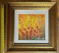 Quadro campo papaveri usato  Varese