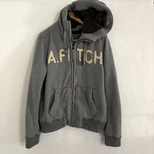 Jaqueta com capuz Abercrombie & Fitch Wolf Jaw masculina G zíper completo pele sintética pesada Y2K comprar usado Jaqueta com capuz Abercrombie & Fitch Wolf Jaw masculina G zíper completo pele sintética pesada Y2K comprar usado  Enviando para Brazil