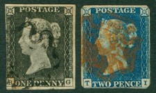 1840 2d. good d'occasion  Expédié en Belgium