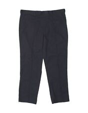 Pantalones chinos ajustados Dickies para hombre W42 L32 azul marino algodón CA49 segunda mano  Embacar hacia Argentina