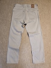 Antigo RARO Jeans Diesel Masculino 33x31 Bege Sela Jeans Largo Feito na Itália Botão Mosca comprar usado  Enviando para Brazil