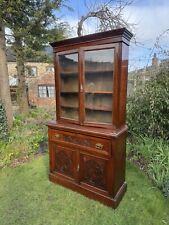 Antique bookcase secretaire for sale  BEDALE
