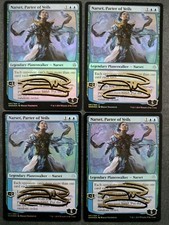 MTG Playset FOIL Narset, Parter Of Veils Shadow Signed Magali Villeneuve  comprar usado  Enviando para Brazil