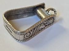 Sterling silver stirrup for sale  Cotati
