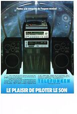 Publicite 1978 telefunken d'occasion  Le Luc