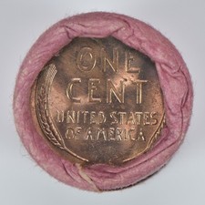 Rolo embrulhado para banco 1955-S Lincoln centavo de trigo BU OBW comprar usado  Enviando para Brazil