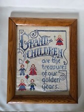 Framed cross stitch for sale  Louisville