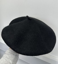 Black wool beret for sale  READING