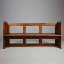 Vintage wooden pew for sale  LONDON