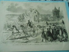 Engraving 1869 trotters d'occasion  Expédié en Belgium