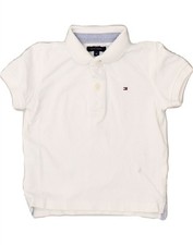 Camisa polo branca bebê meninos 12 a 18 meses Tommy Hilfiger BK35 comprar usado  Enviando para Brazil