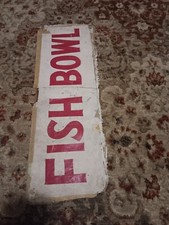 Placa de jogo antiga de lona de carnaval/feira/circus tigela de peixe comprar usado  Enviando para Brazil