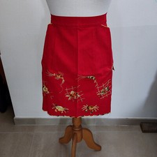 Tablier bavette rouge d'occasion  Beaugency