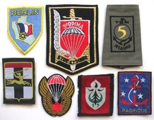 Lot insignes tissus d'occasion Lot insignes tissus d'occasion  France