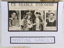 Martine sarcey autograph d'occasion  Expédié en Belgium