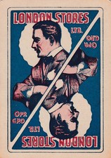 ANÚNCIOS ANTIGOS - LOJAS DE LONDRES - 1 - cartas de baralho vintage únicas comprar usado  Enviando para Brazil