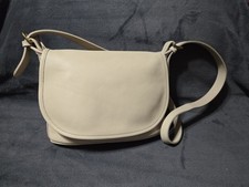 Bolsa tiracolo vintage Coach Fletcher 4150 couro aba osso 1998 comprar usado  Enviando para Brazil