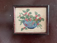 Antique tapestry flowers for sale  LANCING