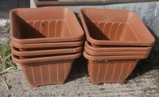 plastic flower tubs for sale  CASTLE CARY