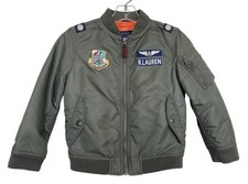 Jaqueta Bombardeiro Masculina POLO Ralph Lauren Tamanho 5 Patches Verdes Militar  comprar usado  Enviando para Brazil