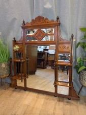 Victorian antique overmantle for sale  LEEDS