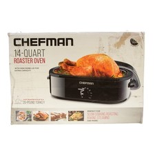 Forno torrador elétrico Chefman 14 quartos com função de fogão lento - Preto comprar usado  Enviando para Brazil