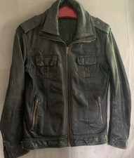 Lederjacke bikerjacke motorrad gebraucht kaufen  Würzburg