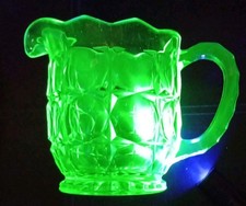 Uranium glass lemonade for sale  REDRUTH