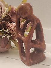 Pink brown carved for sale  HULL