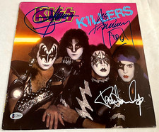 KISS "Killers" LP Vinyl Autograph Signed Ace Gene Paul Beckett COS Authenticity comprar usado  Enviando para Brazil