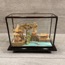 Vintage bamboo diorama for sale  NORWICH