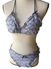 Blue floral striped for sale  Kansas City