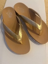 Ella shoes gold for sale  CARDIFF