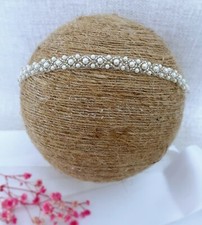 Christening headband baptism for sale  HARLOW