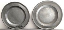 Large pewter plates for sale  WELLINGBOROUGH