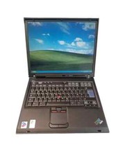 Windows XP 32-bitowy laptop retro IBM ThinkPad T42, ATI Radeon, Intel (nowa bateria), używany na sprzedaż  Wysyłka do Poland