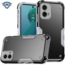 Capa dupla camada aderência ergonômica à prova de choque + vidro temperado para Moto G 5G (2024) comprar usado  Enviando para Brazil