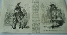 Gravure 1850 hiver d'occasion  La Verpillière