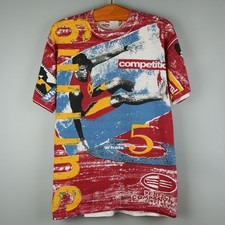 Camiseta de surf vintage dos anos 1990 estampa total, usado comprar usado  Enviando para Brazil