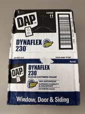 Paquete de 12 selladores de molduras de puerta de ventana exterior/interior Dynaflex 230 10,1 oz negro segunda mano  Embacar hacia Mexico