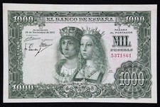 1000 pesetas 1957 d'occasion  Paris-