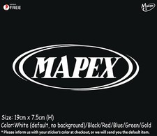 Adesivos de bateria Mapex decalques reflexivos 19cm bateria logotipo adesivo melhores presentes C comprar usado  Enviando para Brazil
