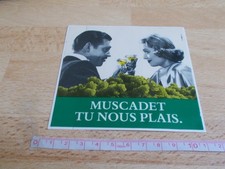 Autocollant vin muscadet usato  Spedire a Italy