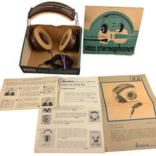 Vintage Koss SP-3X Estereofones Caixa Original Mundos 1º Fones de Ouvido Estéreo Funciona comprar usado  Enviando para Brazil